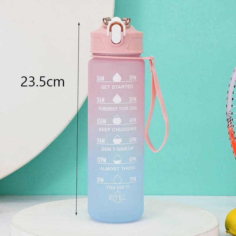 HydroTrack Water Bottle blue